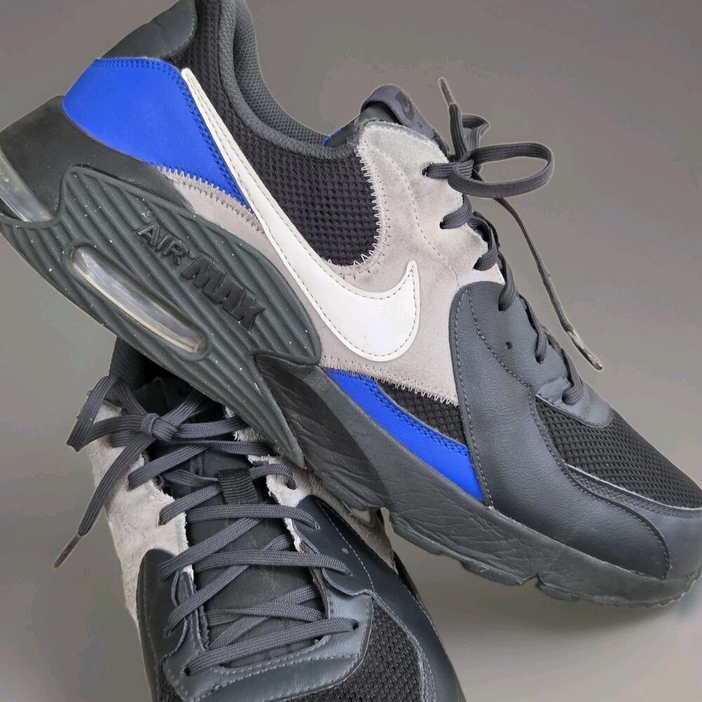 Nike Air Max Excee Men's US 14 Dark Smoke Grey Racer Blue FZ5486-001